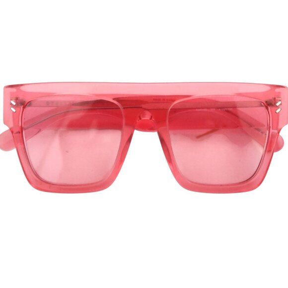 STELLA McCARTNEY Pink Oversized Flat Top sunglasses main image 8